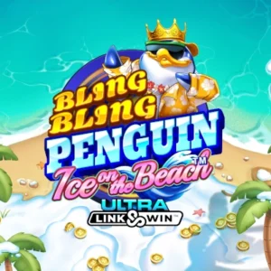 Bling Bling Penguin: Ice On The Beach